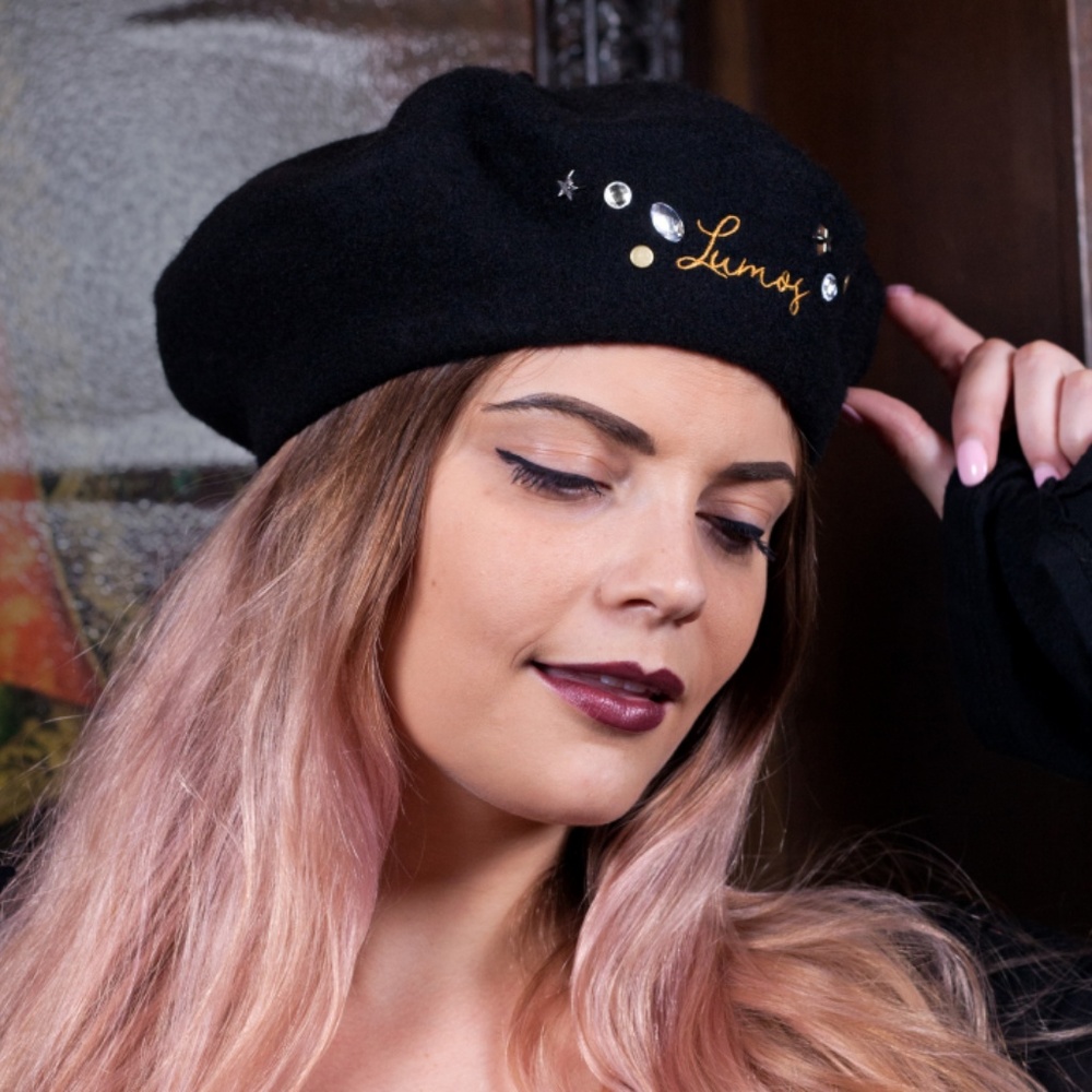 Harry Potter Beret Hat Advanced Wizardry Lumos NEW - Picture 2 of 5